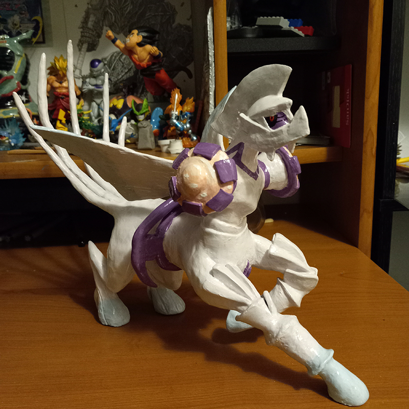 Palkia Origin, a creature that seems part horse and part dragon with 5 tails